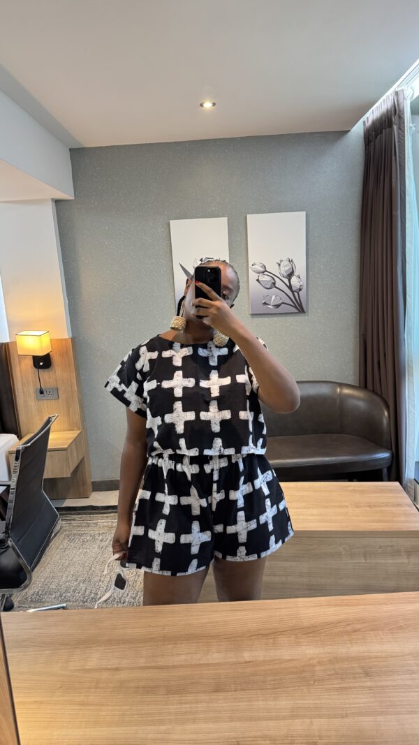 Cross cotton crop top set
