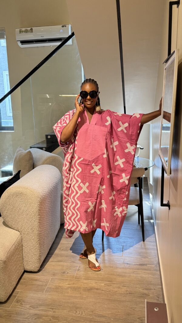 Pink cotton maxi