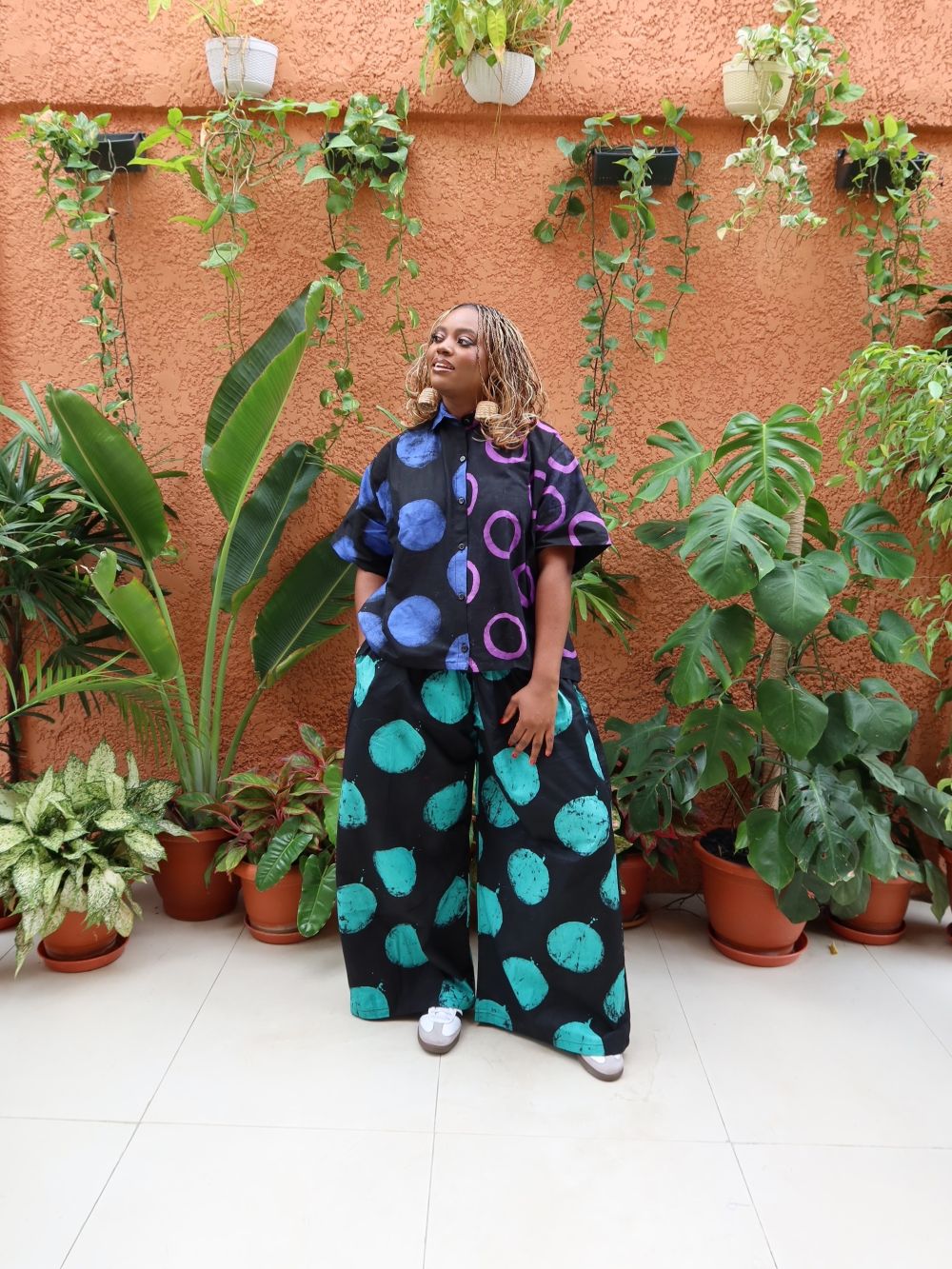 Multicolored Shirt Pant Set