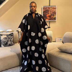 Black and White Maxi Dress