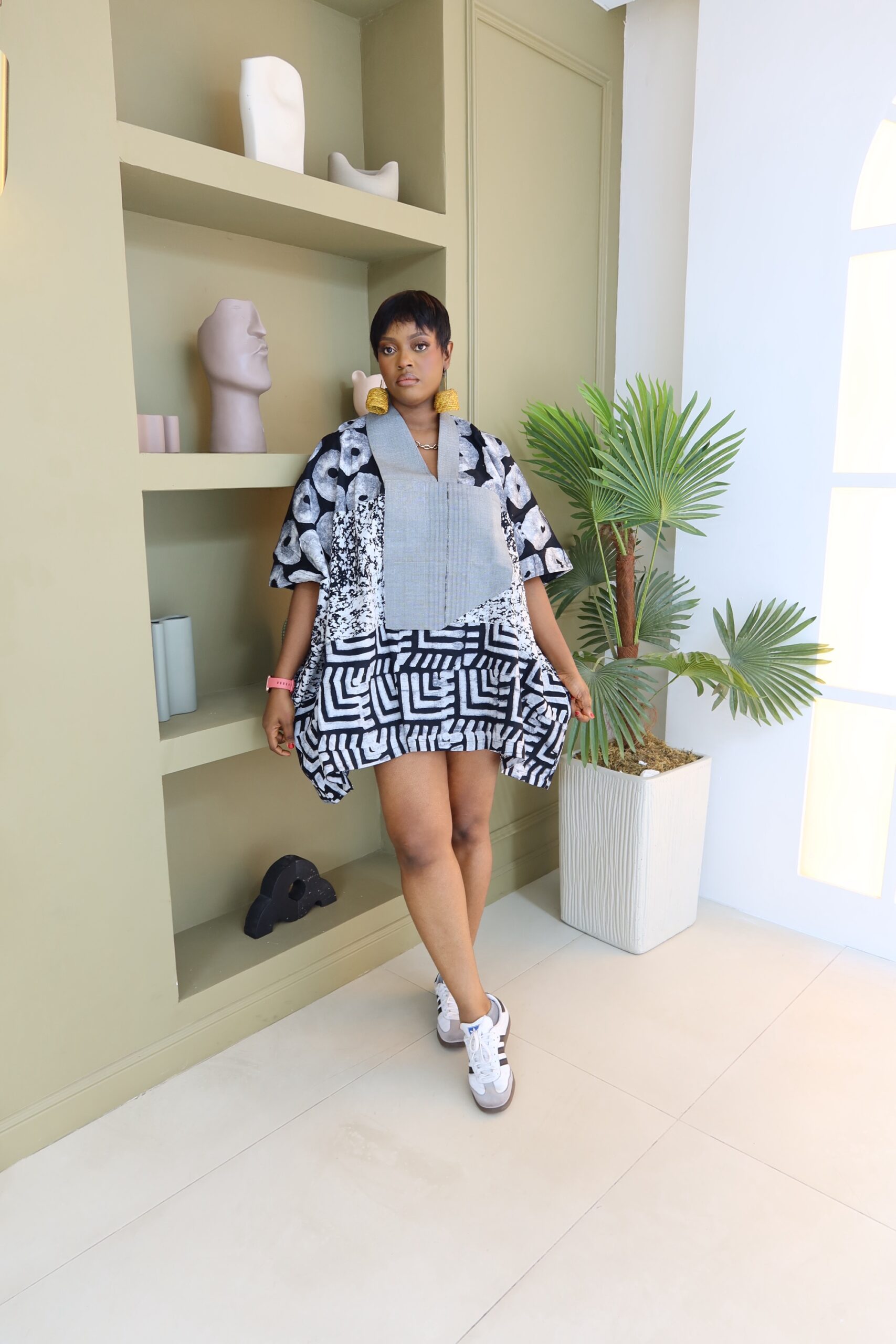 Ash 3in1 short agbada dress - Image 2