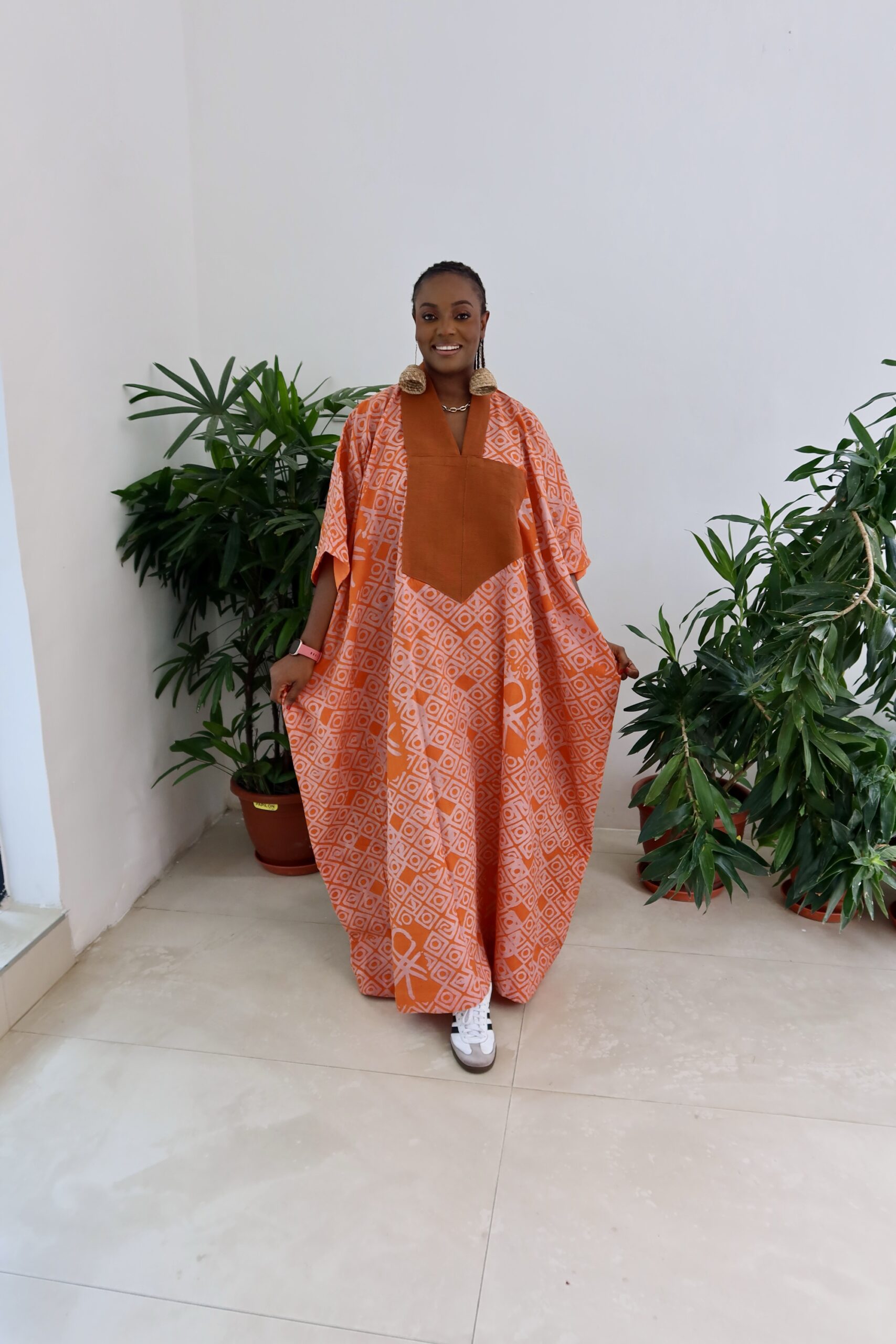 Orange full length maxi - Image 2