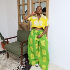 Cassette mix and match pant set